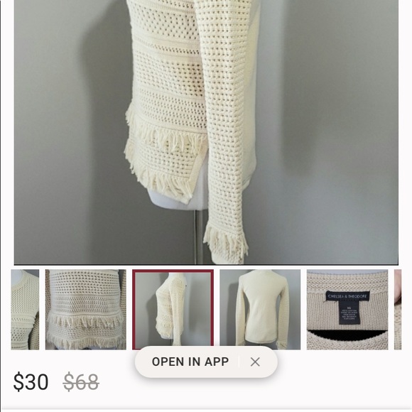 New Chelsea& Theodore sweater - Picture 2 of 5